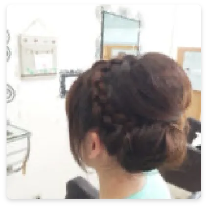 ヘアーセット例