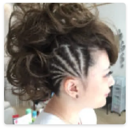 ヘアーセット例