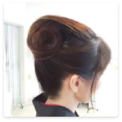 ヘアーセット例